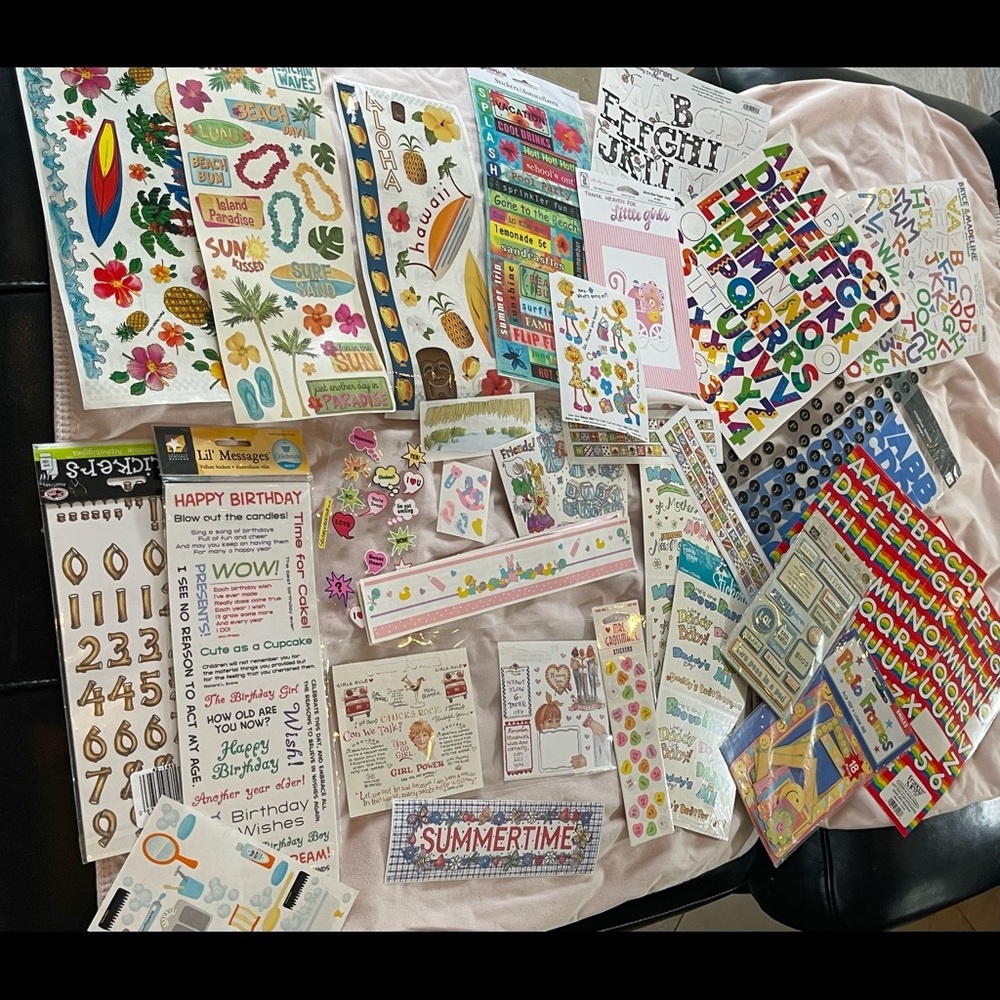 Wow! Scrapbook Stickers, Suzys Zoo, Sandy Lion, Mrs. Grossman, Susan Branch LOOK